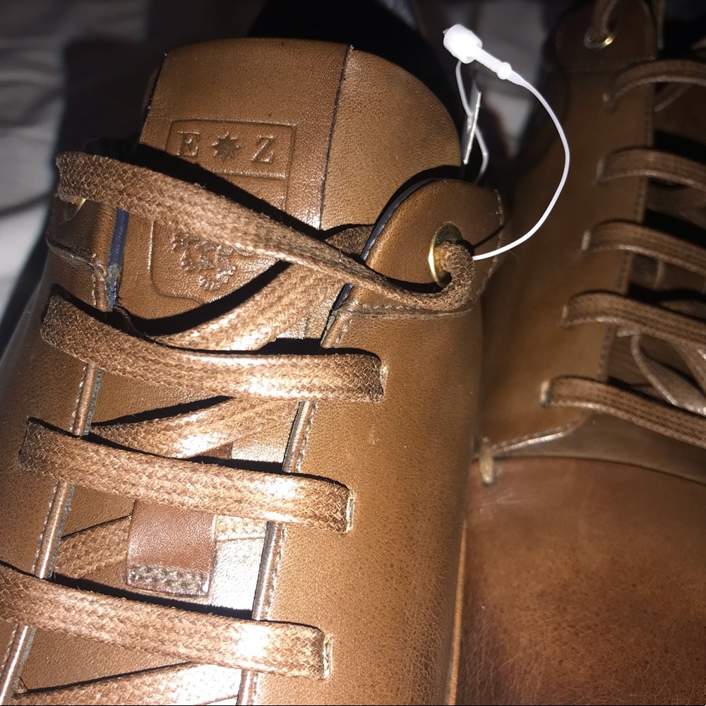 Brown dress shoes